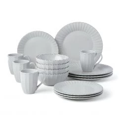 Lenox French Carved Bead 16-Piece Dinnerware Set