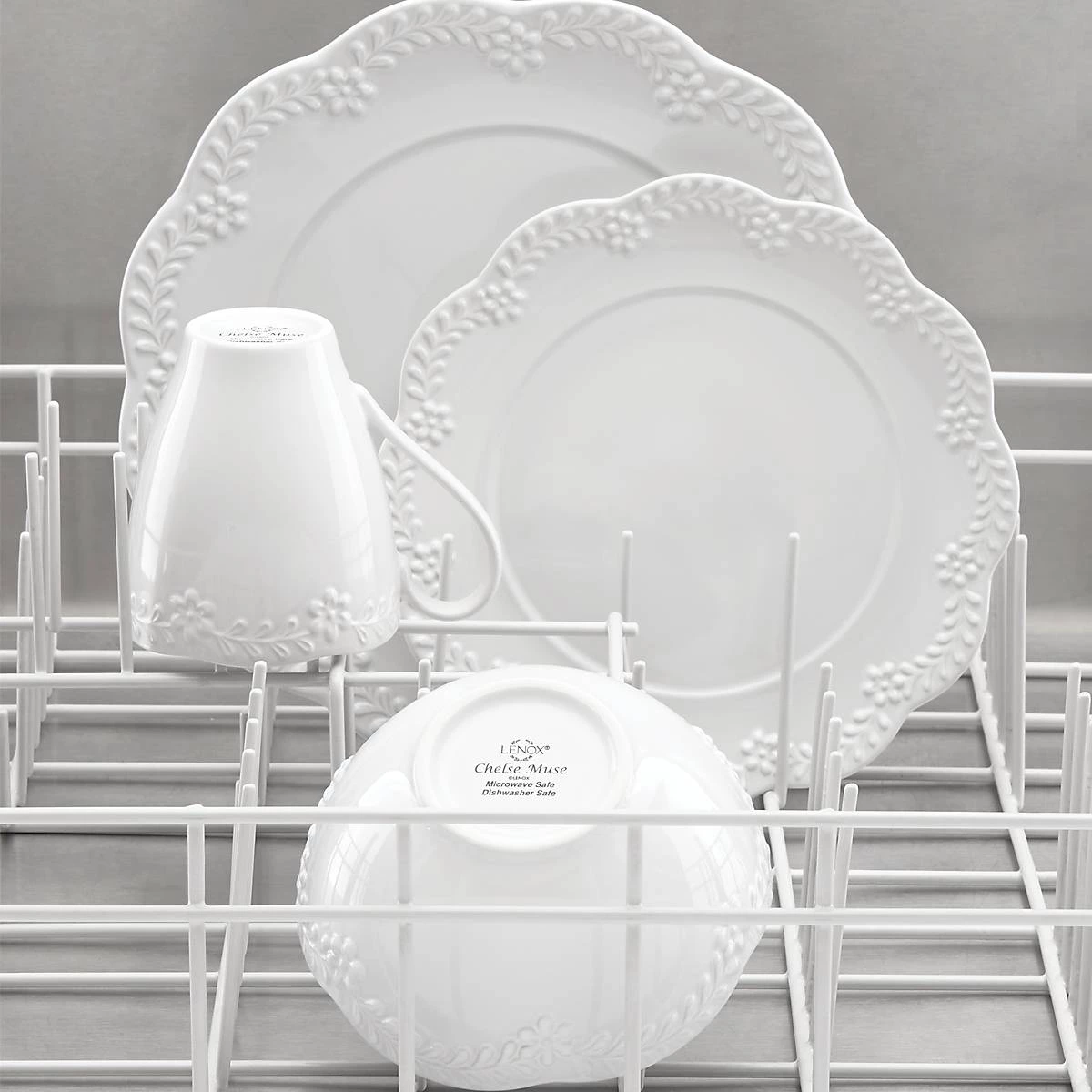 Lenox Chelse Muse Floral 12-Piece Dinnerware Set 5 Lenox Chelse Muse Floral 12-Piece Dinnerware Set - Image 3