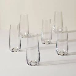 Lenox Tuscany Classics Stemless Flute Set, Buy 4 Get 6
