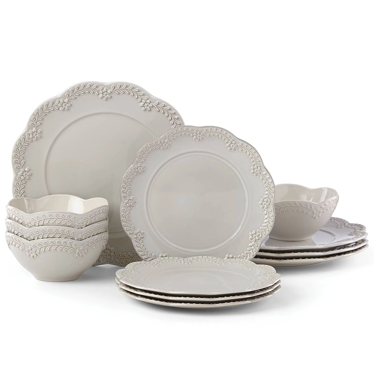 Lenox Chelse Muse Floral 12-Piece Dinnerware Set 6 Lenox Chelse Muse Floral 12-Piece Dinnerware Set - Image 4