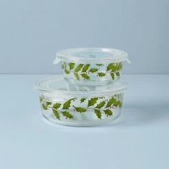 Lenox Hosting the Holidays™ Glass Storage Bwls