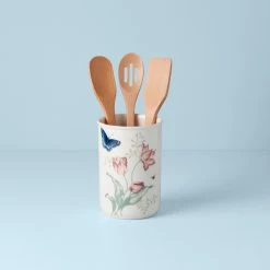 Lenox Butterfly Meadow® 4-piece Utensil Holder Set