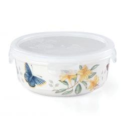 Lenox Butterfly Meadow Large Round Food Container -lenox Store Online 888264 wHR
