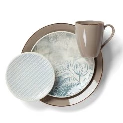 Lenox Textured Neutrals 4-piece Accent Plate Set -lenox Store Online 890114 w1
