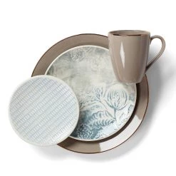Lenox Textured Neutrals 4-piece Accent Plate Set -lenox Store Online 890119 w1