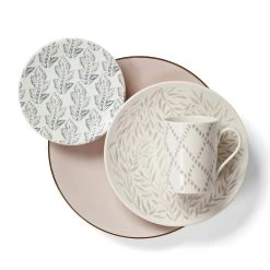 Lenox Textured Neutrals 4-piece Accent Plate Set -lenox Store Online 890125 w1