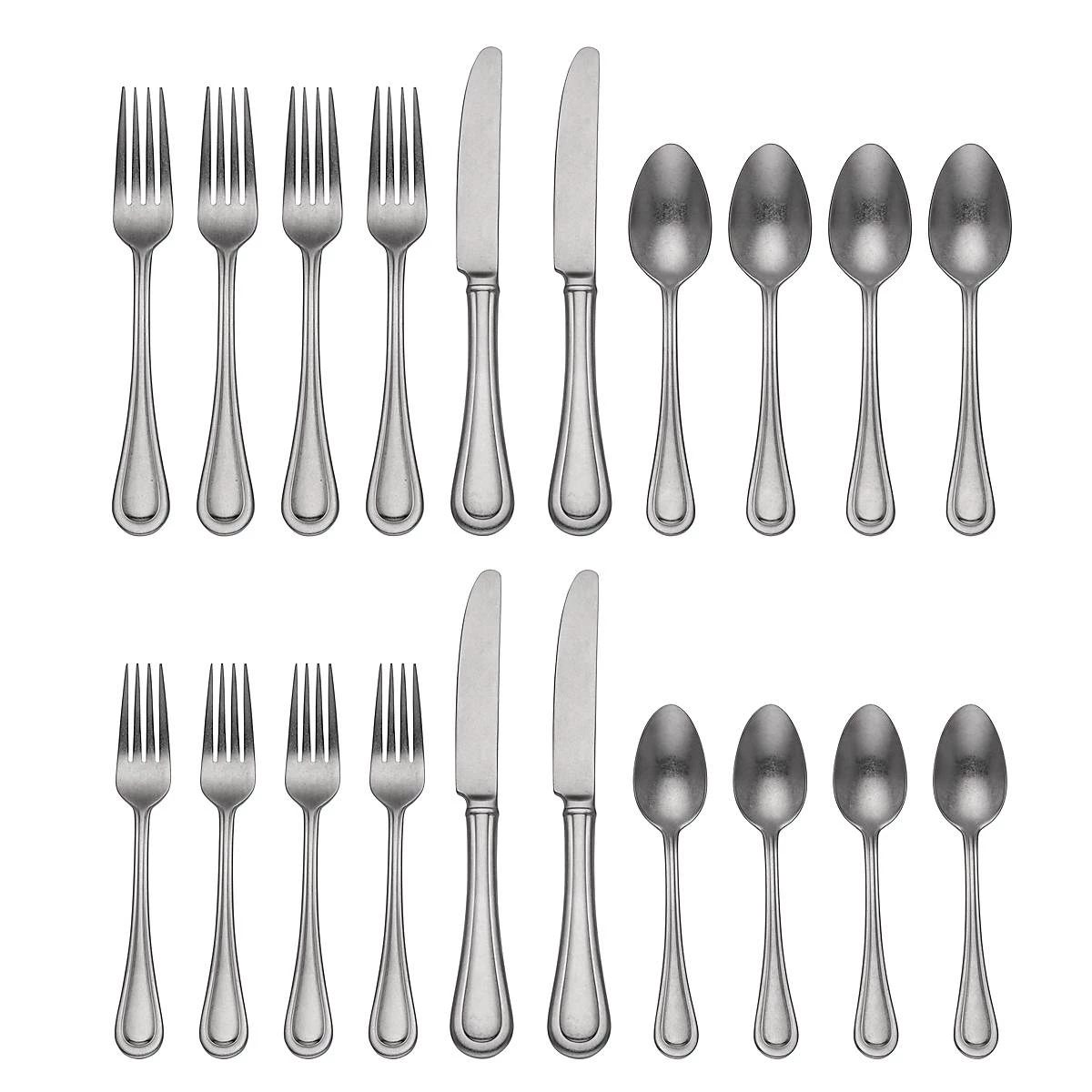 Lenox Textured Neutrals 20-Piece Flatware Set 5 Lenox Textured Neutrals 20-Piece Flatware Set - Image 3