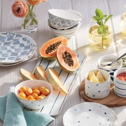 Lenox Blue Bay 4-piece Dessert Bowl Set 11 Lenox Blue Bay 4-piece Dessert Bowl Set -lenox Store Online 890196 w11