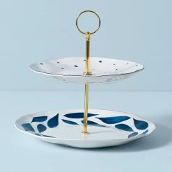 Lenox Blue Bay 2-Tiered Server