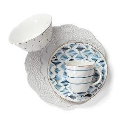 Lenox Blue Bay 4-Piece Dessert Mug Set -lenox Store Online 890204 w2