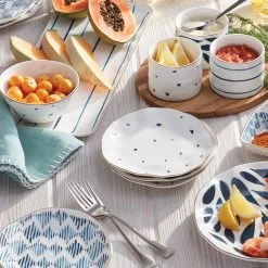 Lenox Blue Bay™ 4pc Tidbit Plate Set -lenox Store Online 890210 w11