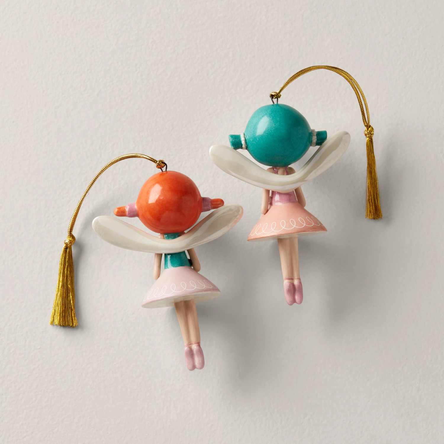 Lenox Forever Friends Fairy 2-Piece Ornament Set 4 Lenox Forever Friends Fairy 2-Piece Ornament Set - Image 2