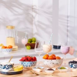 Lenox Blue Bay Luna 8-Piece Nesting Dinnerware Set 20 Lenox Blue Bay Luna 8-Piece Nesting Dinnerware Set -lenox Store Online 890691 893845 LNP S23 FEA 1