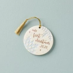 Lenox 2020 Our First Christmas Ornament