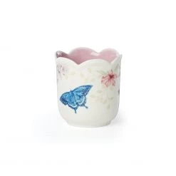 Lenox Butterfly Meadow Scalloped Lilac Linen Candle -lenox Store Online 890785 wHR
