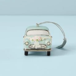 Lenox 2020 Just Married Vintage Car Ornament -lenox Store Online 890944 w12