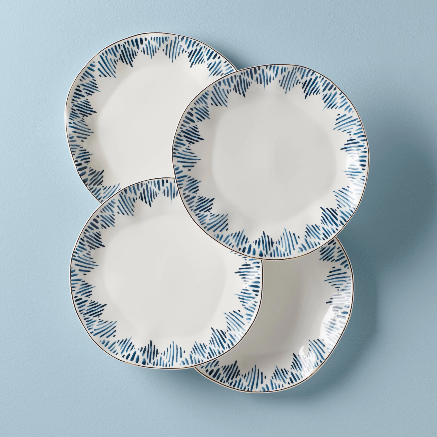 Lenox Blue Bay 4-Piece Dinner Plate Set 4 Lenox Blue Bay 4-Piece Dinner Plate Set - Image 2