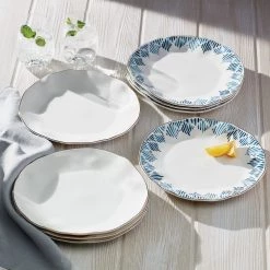 Lenox Blue Bay 4-Piece Dinner Plate Set 20 Lenox Blue Bay 4-Piece Dinner Plate Set -lenox Store Online 891019 w11