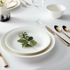 Lenox Profile White Porcelain 4-Piece Dinner Plate Set -lenox Store Online 891166 w16