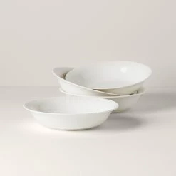 Lenox Profile White Porcelain 4-Piece Pasta Bowl Set