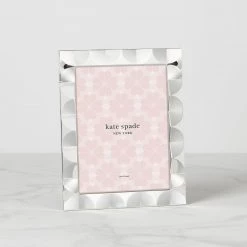 Kate Spade South Street 8" x 10" Silver Scallop Frame