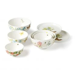 Lenox Butterfly Meadow Luna 8pc Nesting Dinnerware Set -lenox Store Online 892493 w12