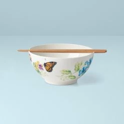 Lenox Butterfly Meadow Bowl & Chopsticks 9 Lenox Butterfly Meadow Bowl & Chopsticks -lenox Store Online 892519 w12 3649205c c1b5 471a ae81 950bc07fbd3d