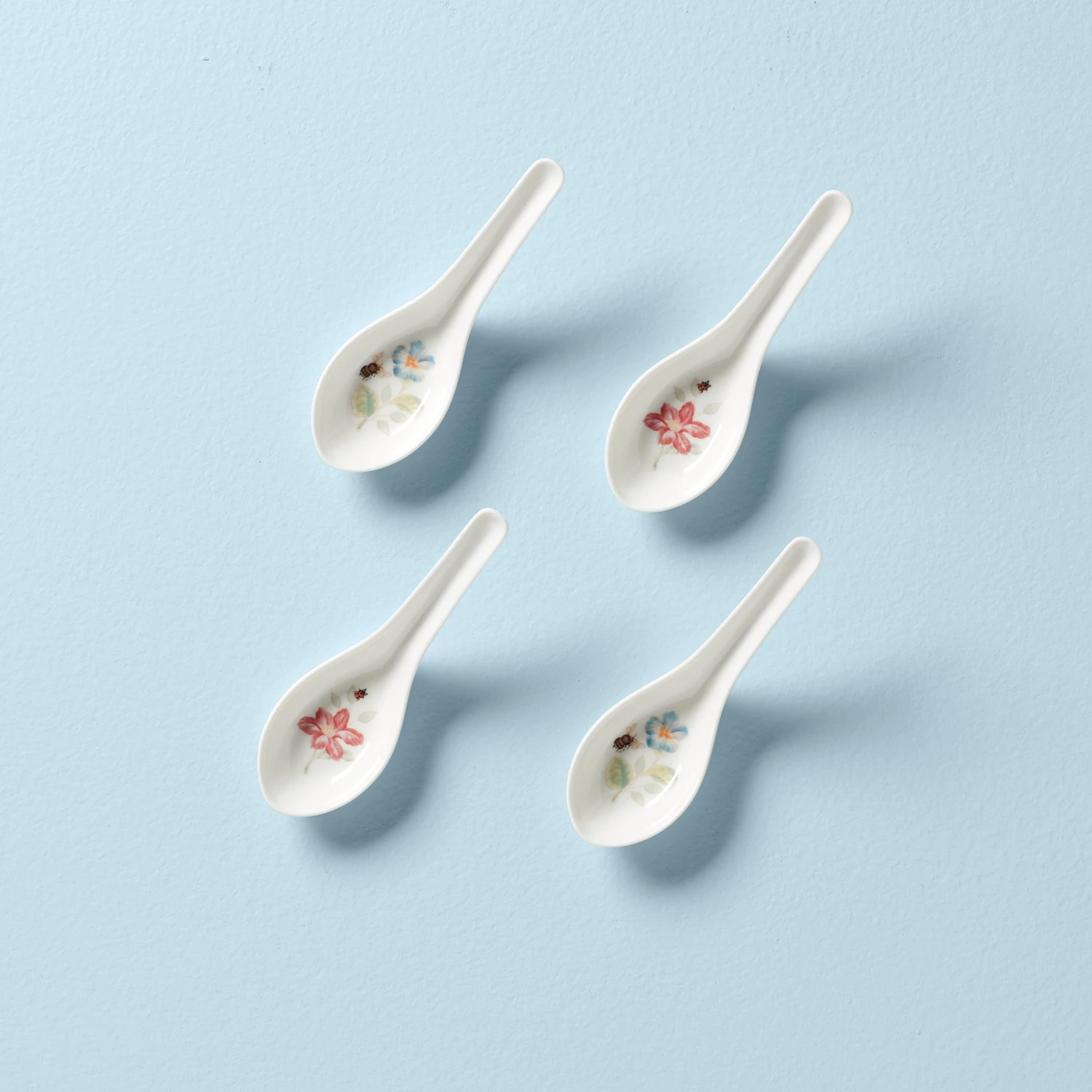 Lenox Butterfly Meadow Soup Spoon Set 3 Lenox Butterfly Meadow Soup Spoon Set