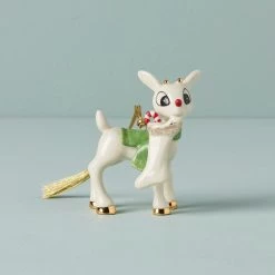 Lenox Rudolph's Surprise Stocking Ornament -lenox Store Online 892576 w10