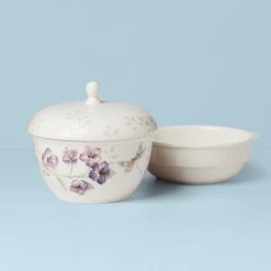 Lenox Butterfly Meadow 3-Piece Stackable Bowl Set -lenox Store Online 892759 w13