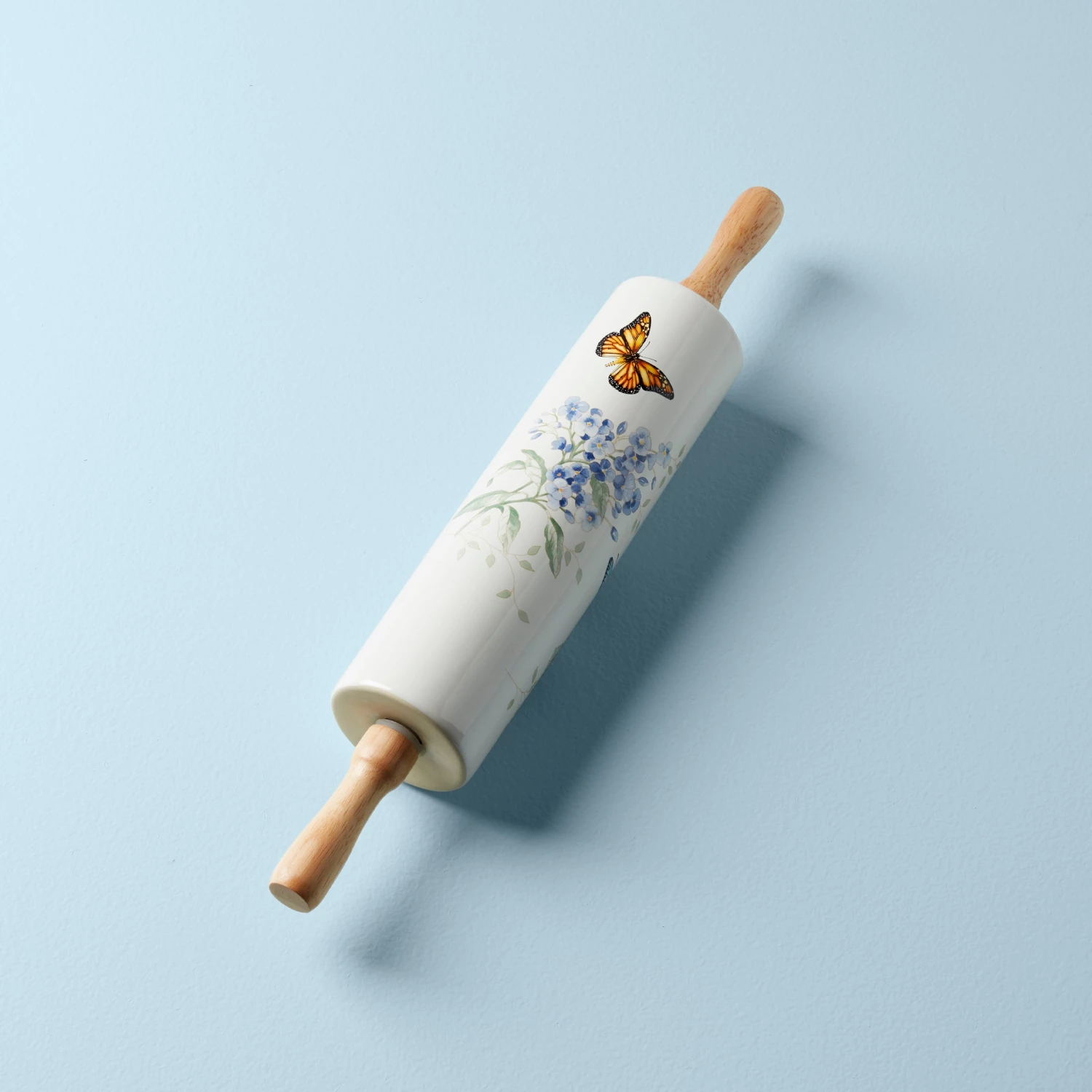 Lenox Butterfly Meadow Rolling Pin 4 Lenox Butterfly Meadow Rolling Pin - Image 2