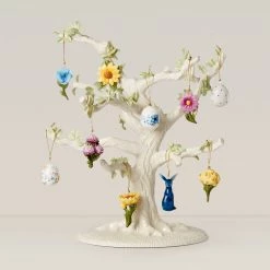 Lenox Floral Easter 10-Piece Ornament & Tree Set