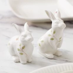 Lenox Butterfly Meadow Bunny Salt & Pepper -lenox Store Online 893456 w13