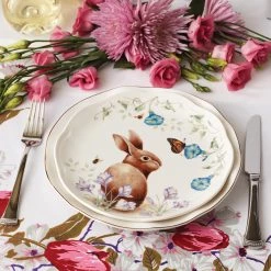 Lenox Butterfly Meadow Bunny 4-Piece Accent Plate Set -lenox Store Online 893457 w11