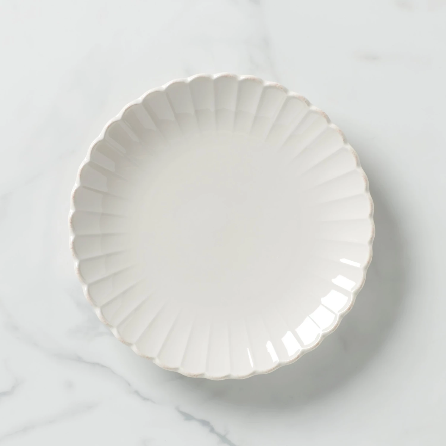 Lenox French Perle Scallop Dinner Plate 3 Lenox French Perle Scallop Dinner Plate