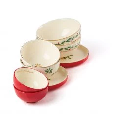 Lenox Holiday Luna 8-Piece Nesting Dinnerware Set -lenox Store Online 893494 w12