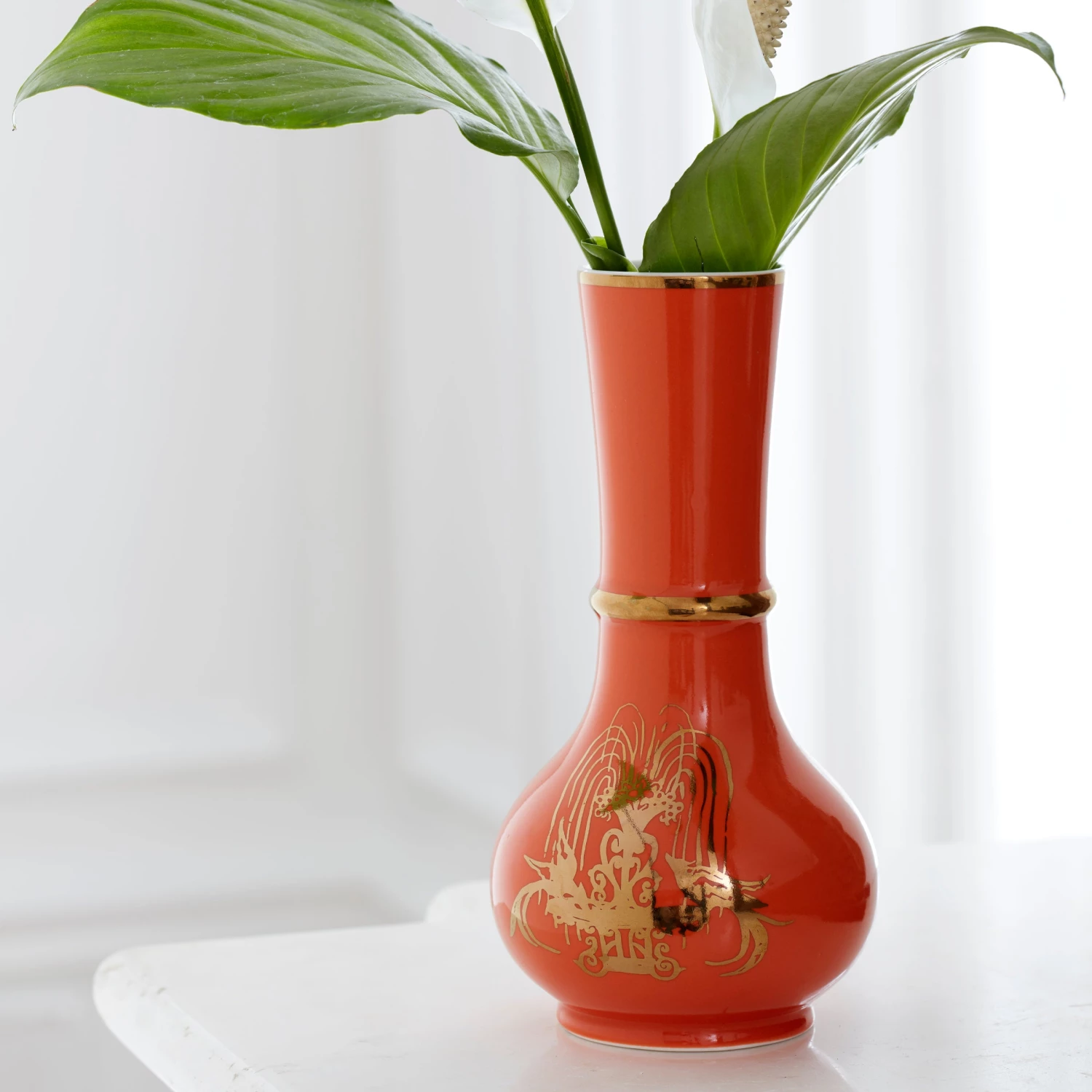 Lenox LX Remix Orange Vase 5 Lenox LX Remix Orange Vase - Image 3