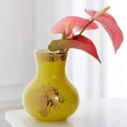 Lenox LX Remix Yellow Vase -lenox Store Online 893647 w11