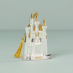 Lenox 2022 Disney Castle Metal Ornament