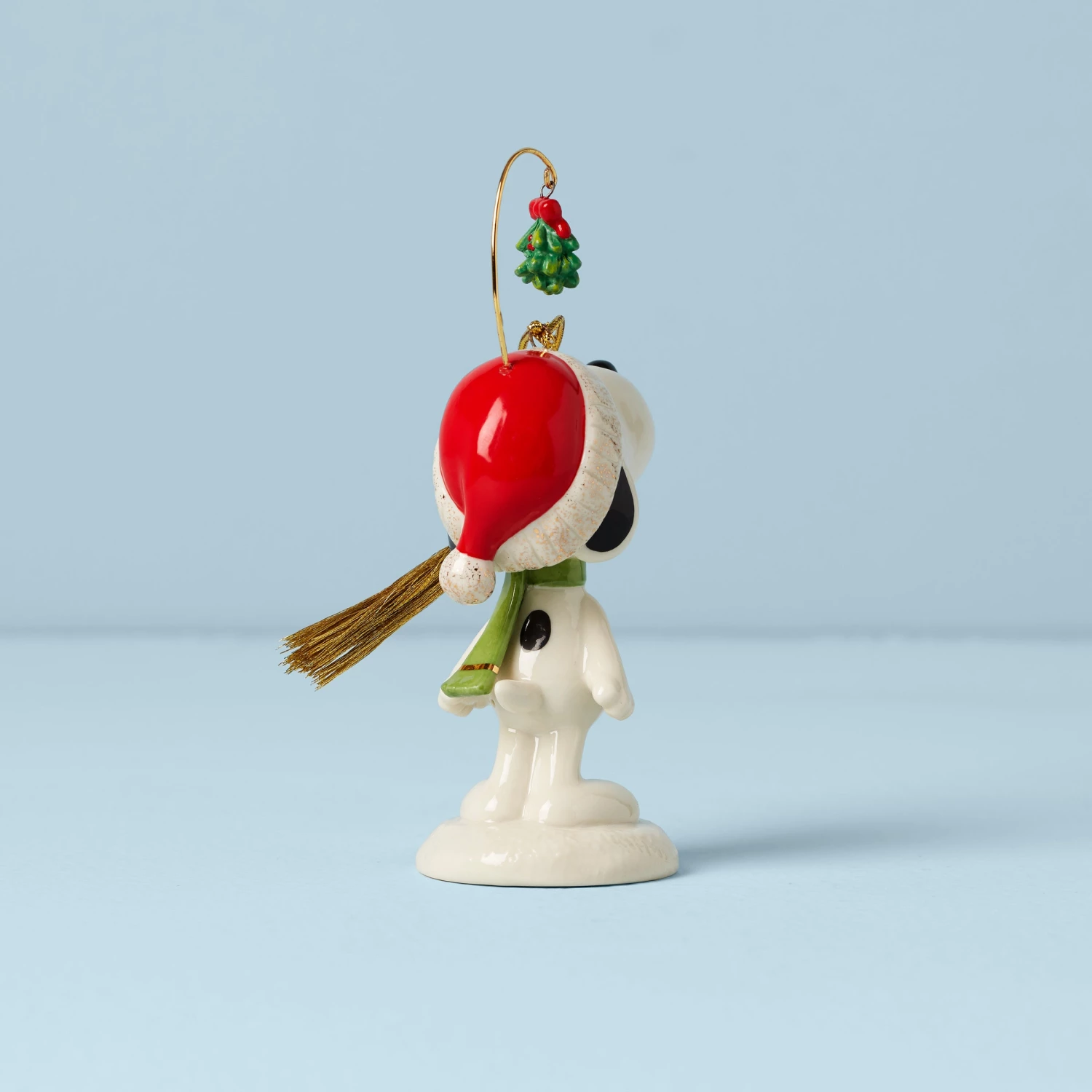 Lenox 2022 Snoopy Under the Mistletoe Ornament 4 Lenox 2022 Snoopy Under the Mistletoe Ornament - Image 2