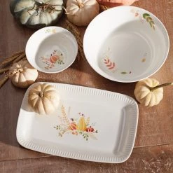 Lenox Profile Harvest Large Serving Bowl -lenox Store Online 893729 w12