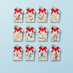 Lenox Twelve Days Of Christmas 12-Piece Ornament Set