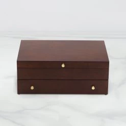 Lenox Mahogany Flatware Chest