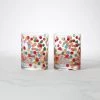 Kate Spade It's Raining Confetti Double Old Fashioned Glasses 1 Kate Spade It's Raining Confetti Double Old Fashioned Glasses -lenox Store Online 893836 w10
