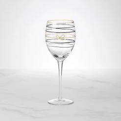 Kate Spade Doodle Away Wine Glass