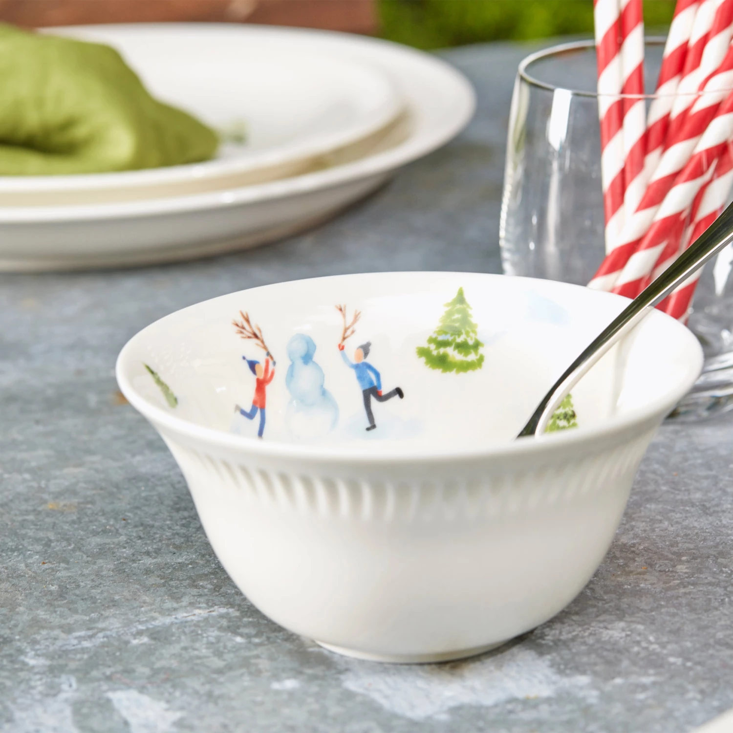 Lenox Profile Snow Day 12-Piece Dinnerware Set 6 Lenox Profile Snow Day 12-Piece Dinnerware Set - Image 4