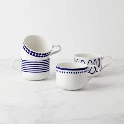 Kate Spade Charlotte St 4pc Mugs