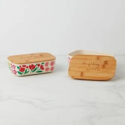 Kate Spade Floral Fields Container, S/2