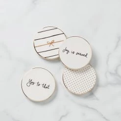 Kate Spade Charmed Life 4pc Coasters