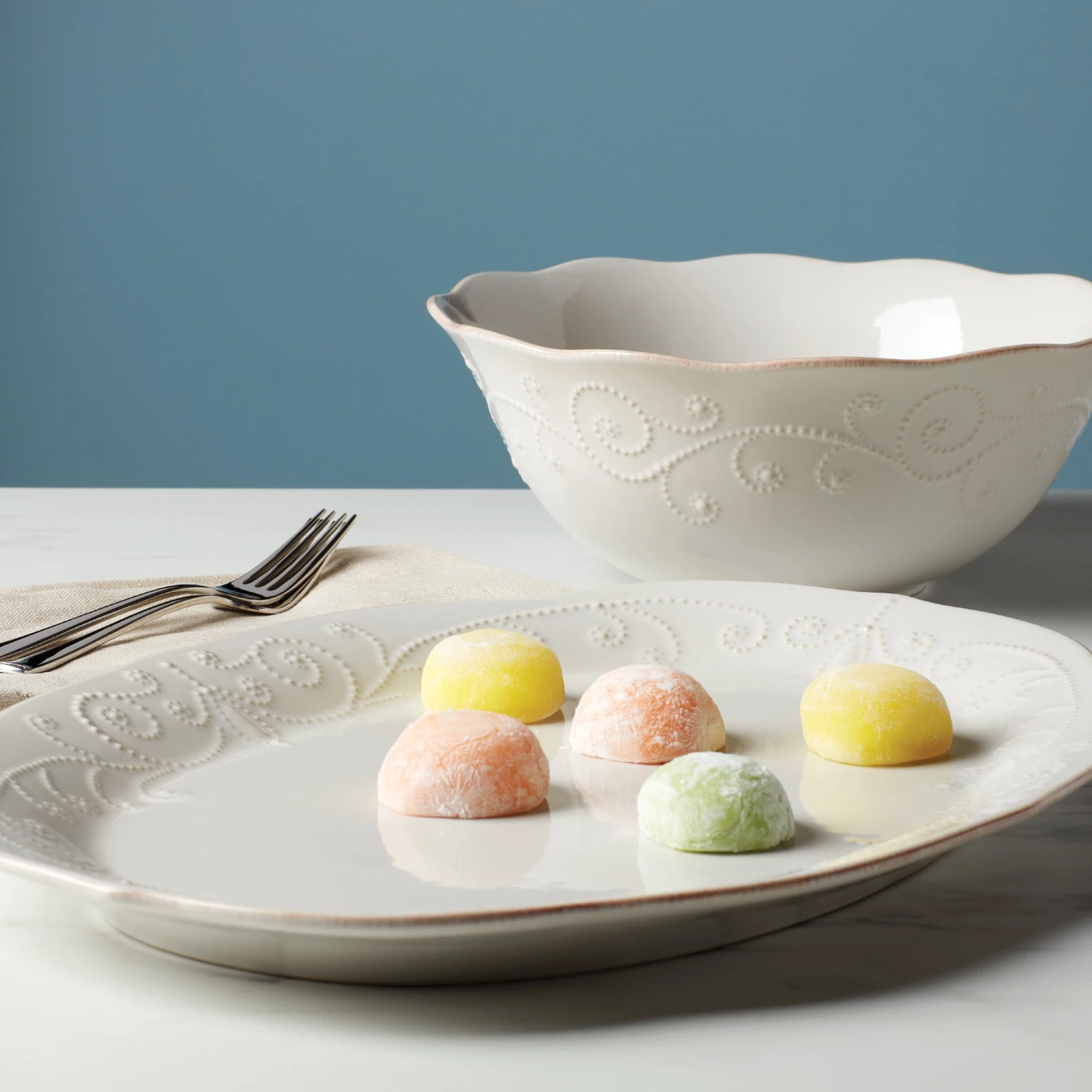 Lenox French Perle 2pc Serveware Bundle 4 Lenox French Perle 2pc Serveware Bundle - Image 2